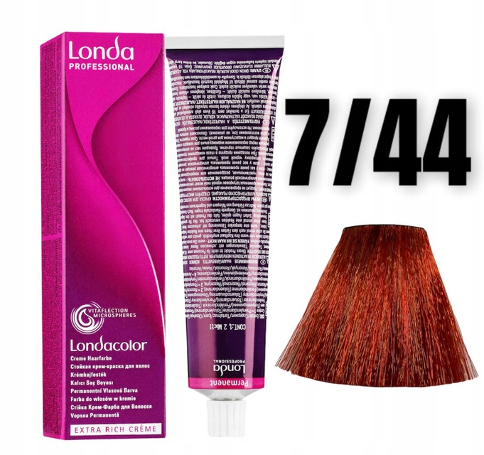 

Londa Farba Londacolor Permanent 7/44 60ml