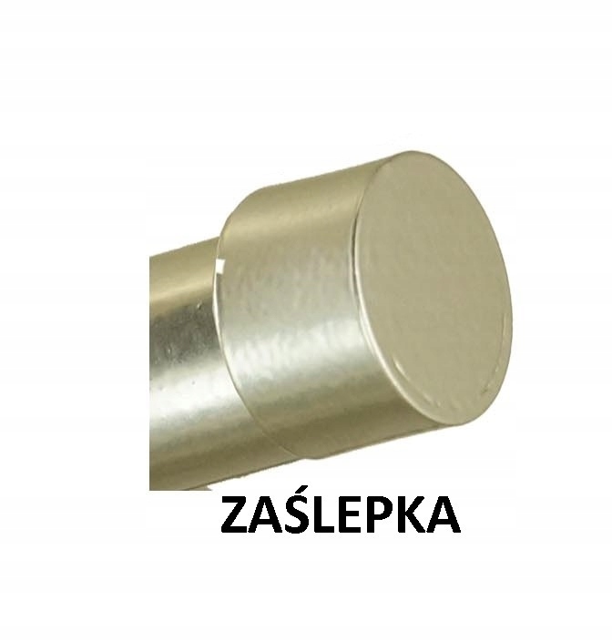Karnisz metalowy BASIC fi 19 pojedynczy 250 cm Średnica drążka 19 mm