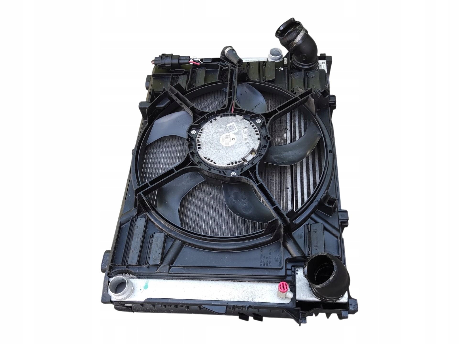 KOMPLET chladiče chladiče ventilátor BMW 5 E60 E61 LIFT LCI 3.0D 2007-2010