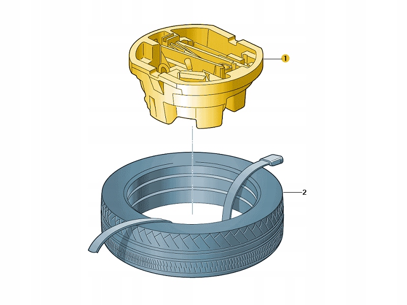 Zestaw do wymiany kola Skoda Octavia III Weight with packaging 5 kg