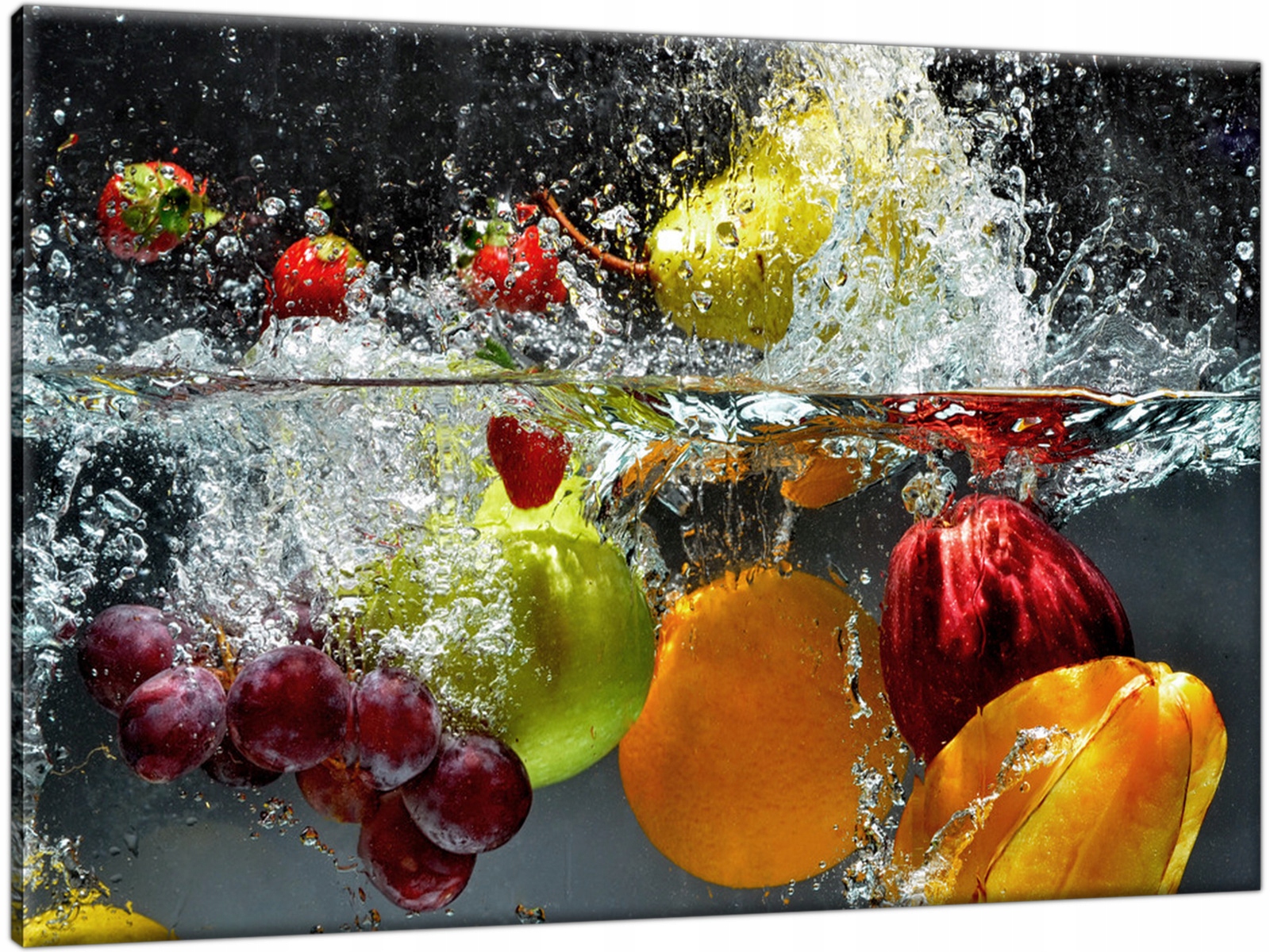 

Fotoobraz Owoce Woda Kolory 90x60 Obraz do kuchni
