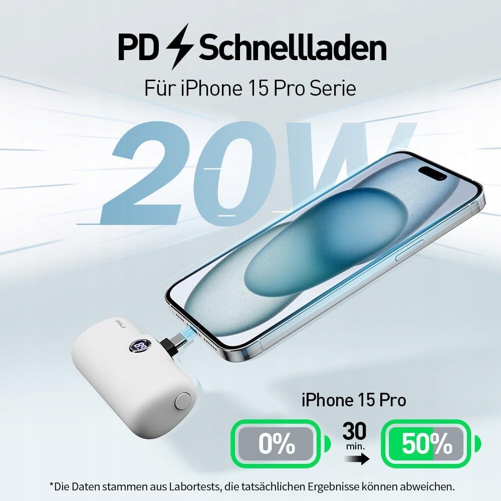 IWALK Powerbank 4800mAh USB-C 20W Szybkie Ładowanie — miniatura 3
