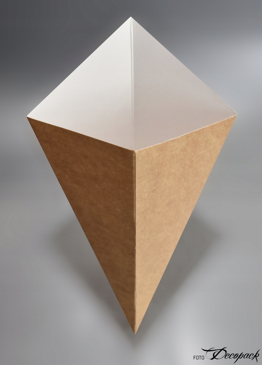 KARTONIKI ROŻKI BUBBLE WAFFLE 100 SZTUK