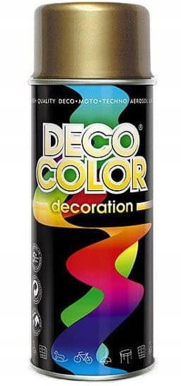 

Deco Color Farba Lakier Złoty Spray 400ml