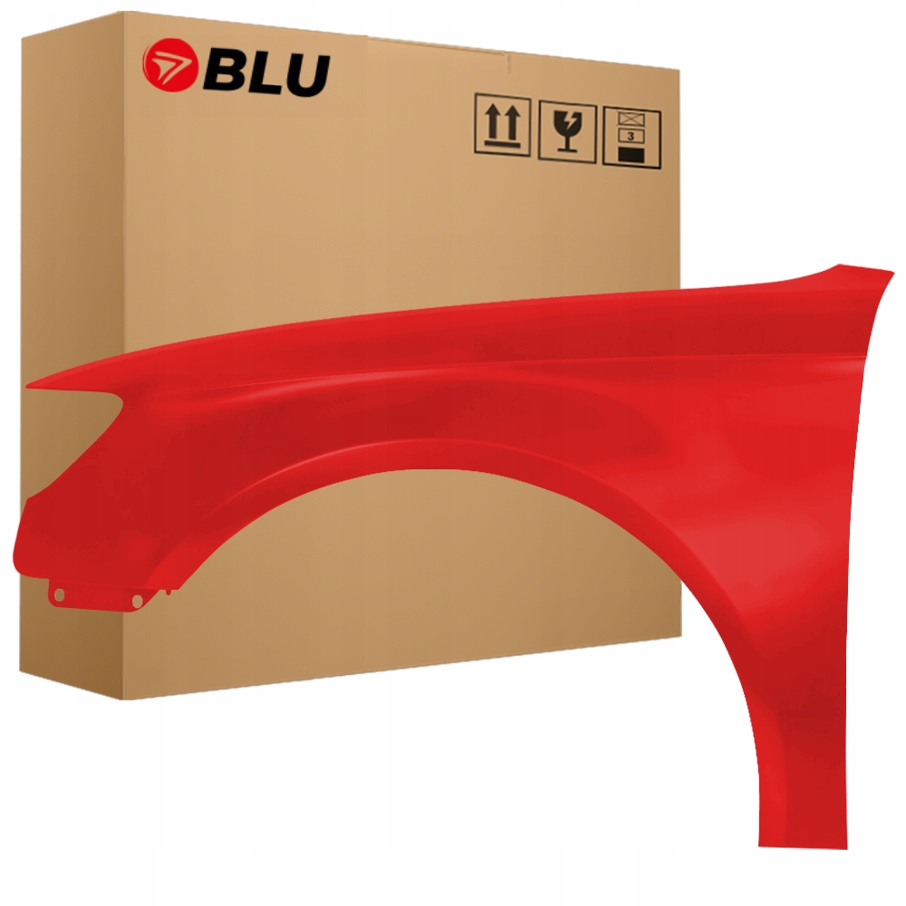 Blu Blatník Audi A3 8V LY3J levý červený 12-20 přední hatchback sportback