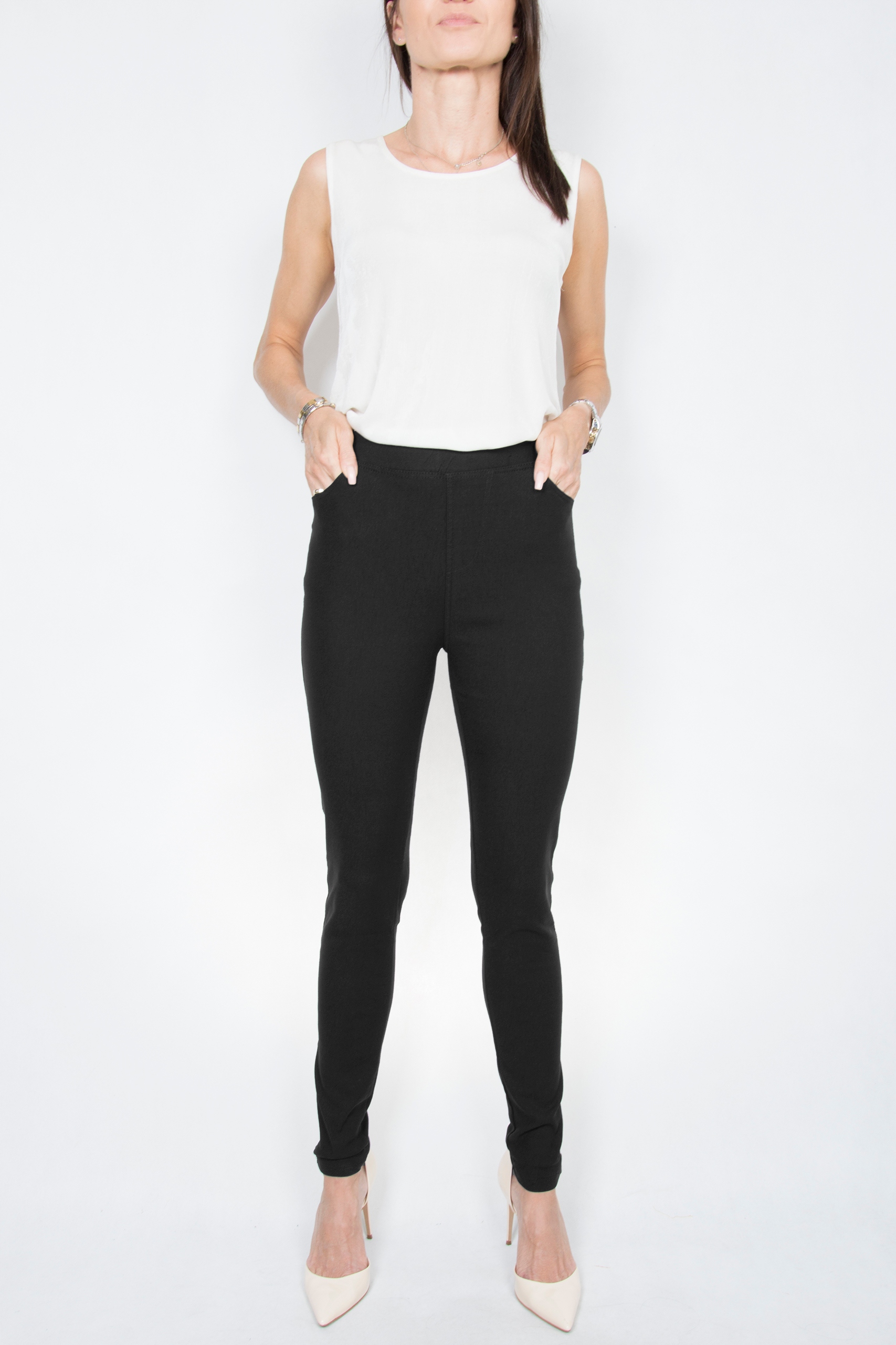 GL01 DAMSKIE SPODNIE WYSZCZUPLAJĄCE r.4XL/5XL Marka inna