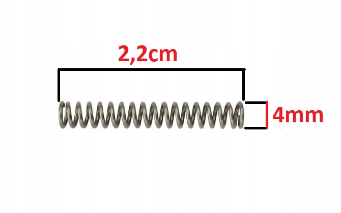 Sprężynka sprężyna do spust do wiatrówki spustu