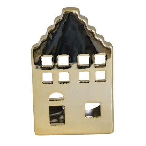 DOMEK DOM CERAMICZNY ŚWIECZNIK LAMPION KAMIENICZKA TEALIGHT NA PREZENT