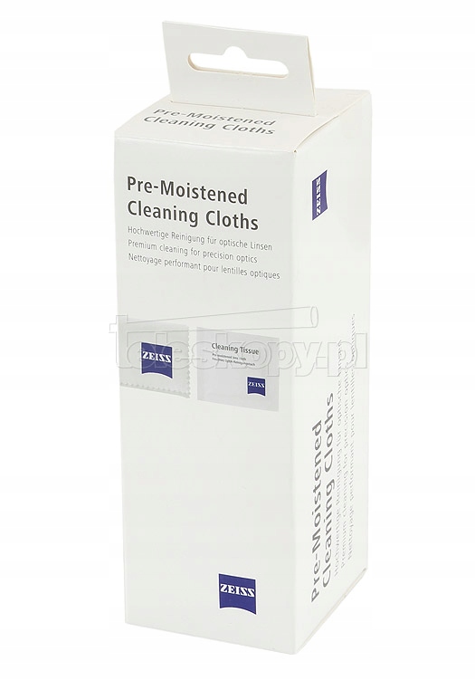 Nawilżone chusteczki do optyki - Zeiss EAN (GTIN) 59052500049375