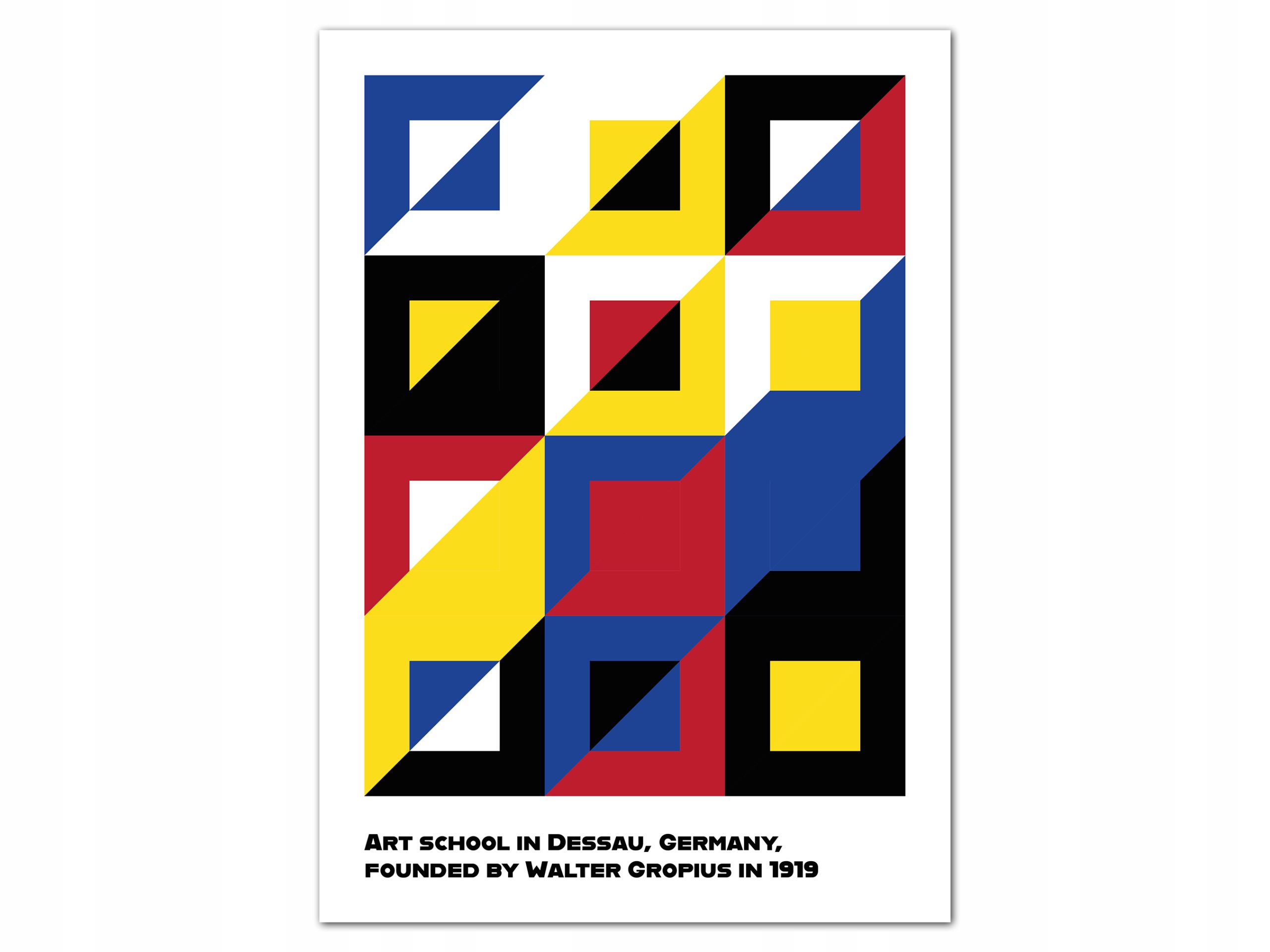 

Plakat w stylu Bauhaus Geometryczny 30x40cm