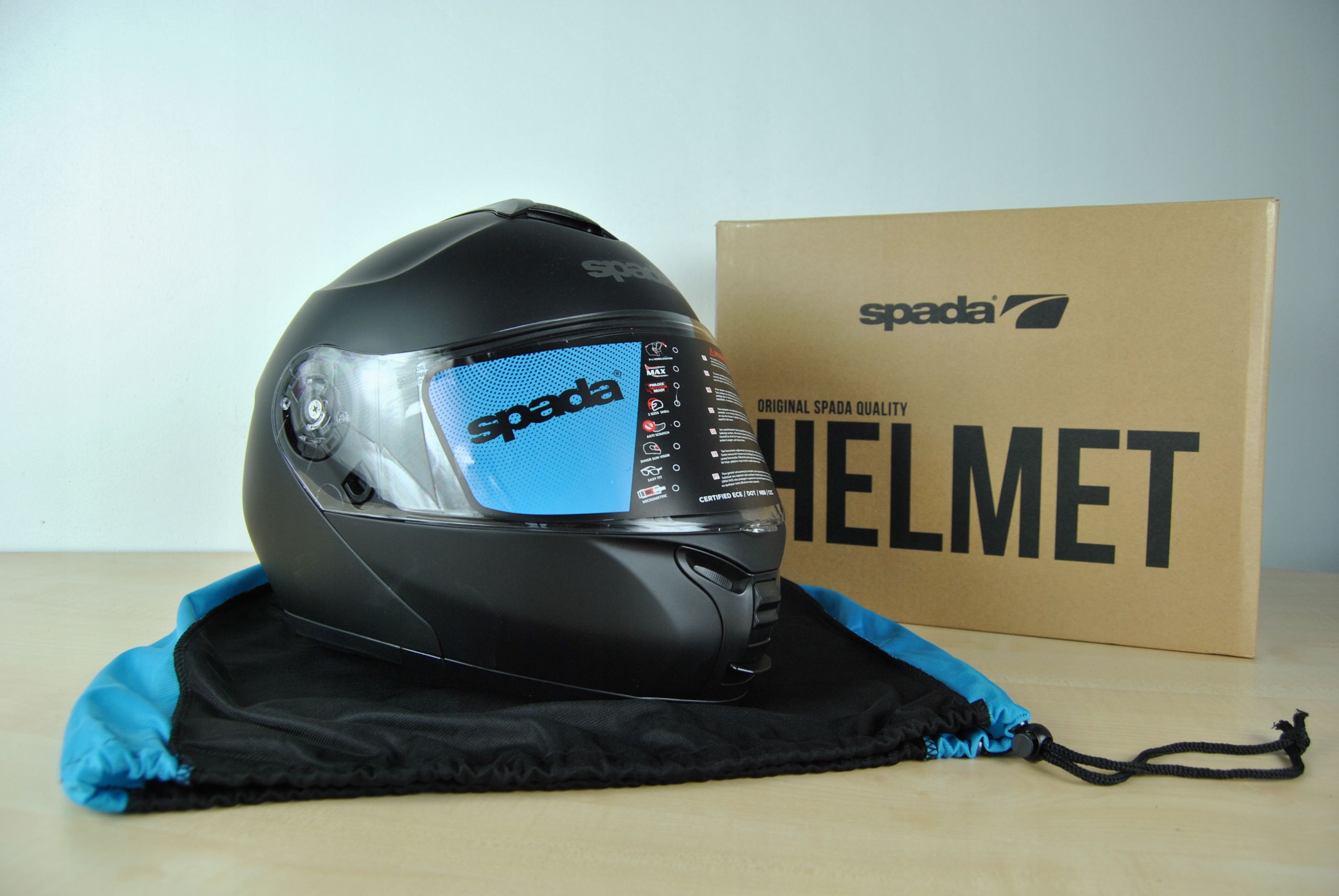 Integrovaná Motocyklová Prilba Orion Black Matt Xl 61-62CM