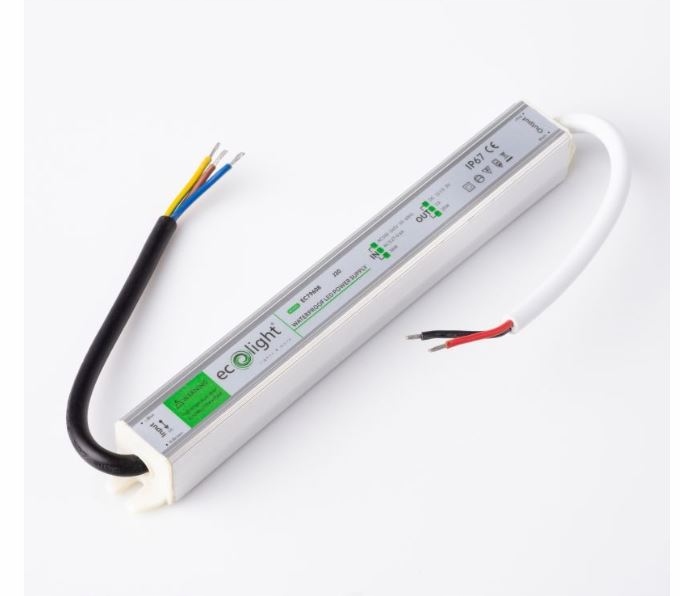 ZASILACZ DO TAŚM LED HERMETYCZNY WODOSZCZELNY 30W 12V EC7 biały Marka Ecolight