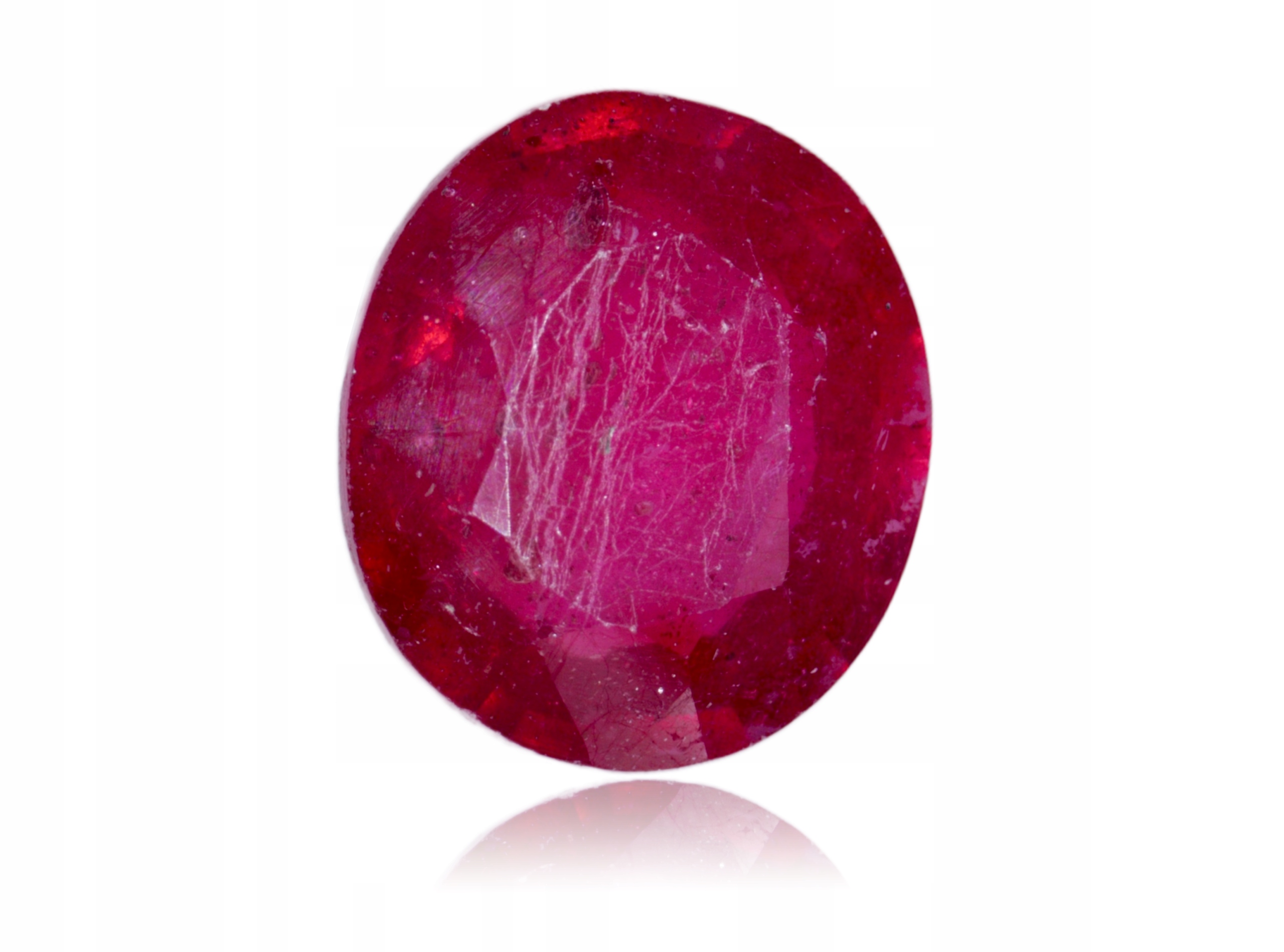 Rubín 8.56ct Ovál Thajsko eCertifikát Wbd