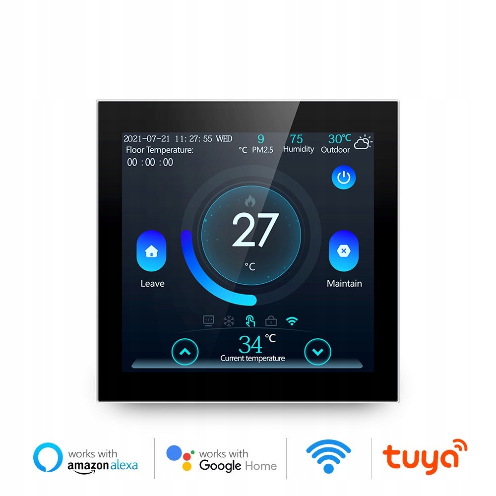 

Tuya Wifi Thermostat w Prognoza pogody 16A 1SZT