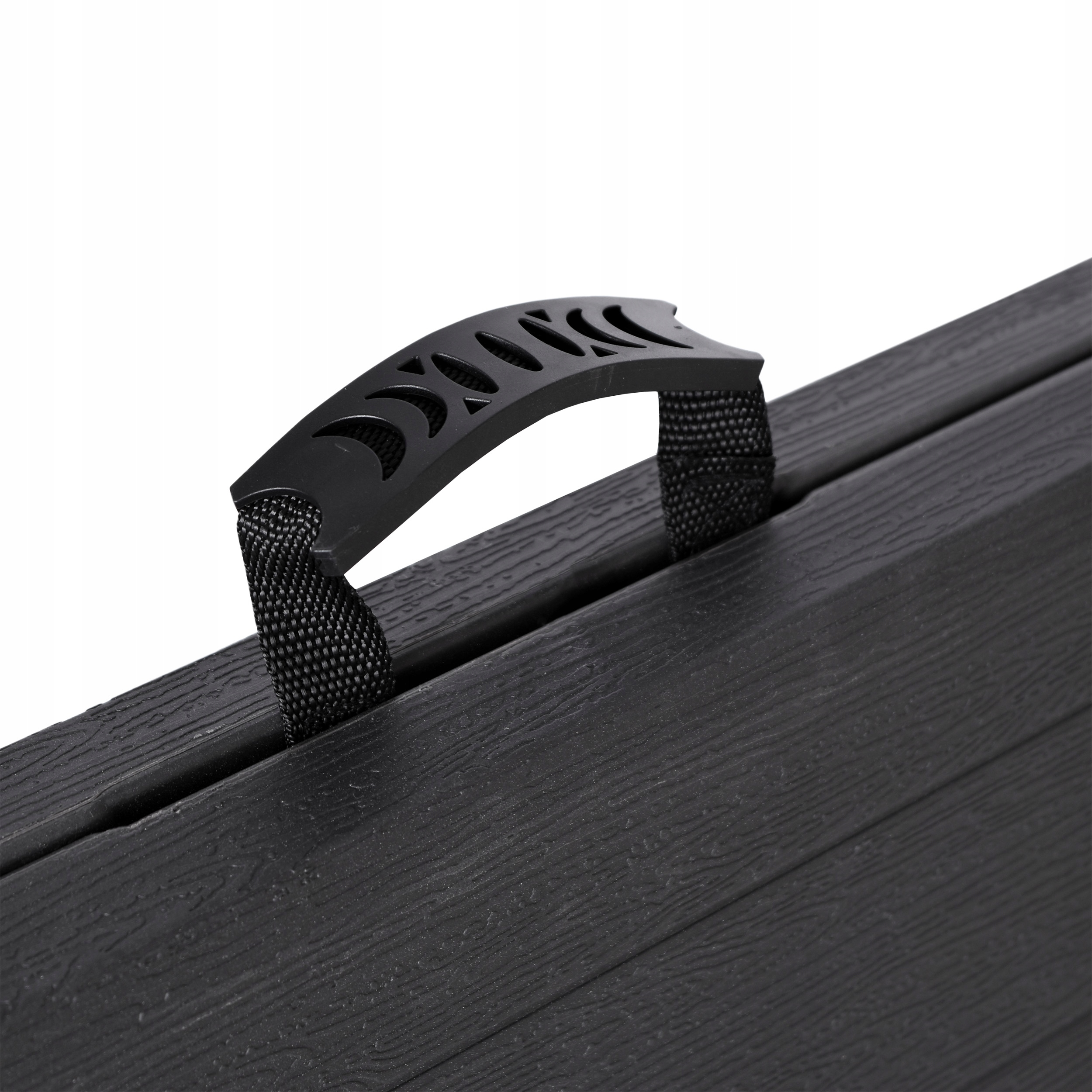 STÓŁ CATERINGOWY BANKIETOWY SKŁADANY W WALIZKĘ OGRODOWY WZÓR DREWNA 180 cm Kształt blatu prostokątny