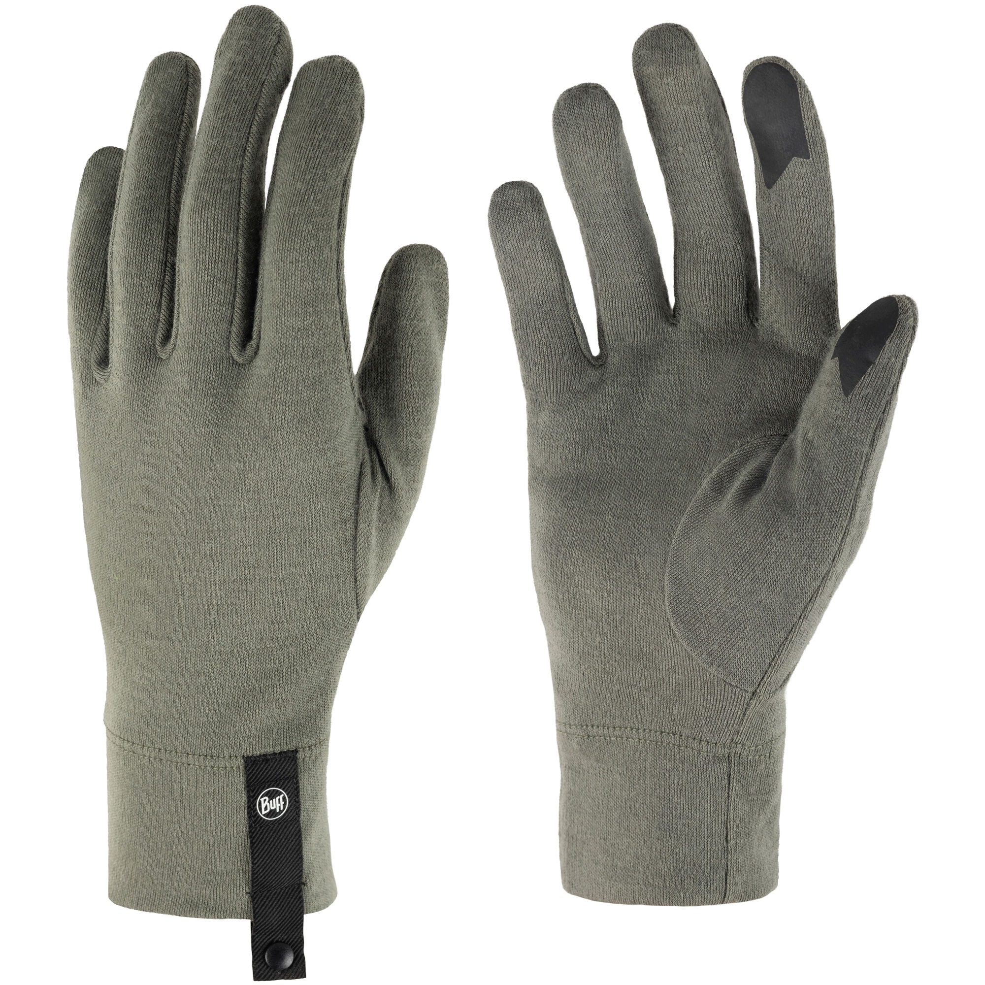 Rękawiczki Buff Merino Midweight Gloves Khaki rozmiar L Touchscreen