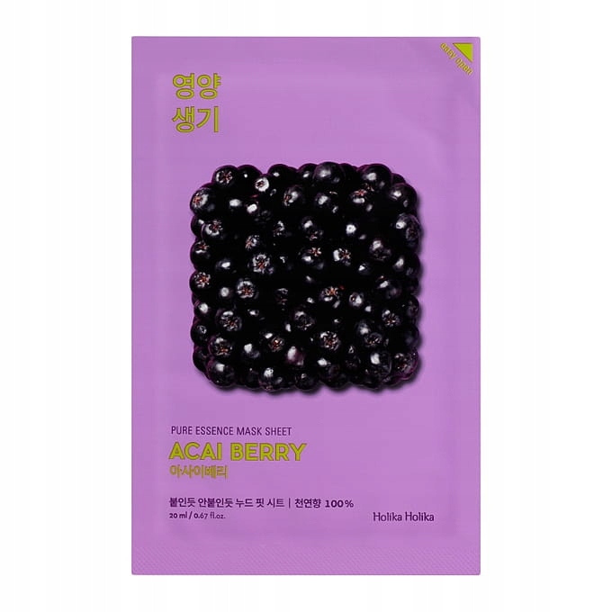 

Holika Pure Essence Mask Sheet Acai Berry Maseczka