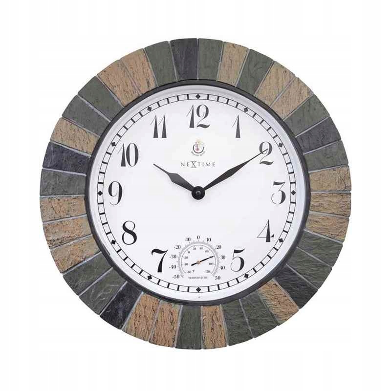 Záhradné Hodiny 43 cm teplomer Aster Nextime