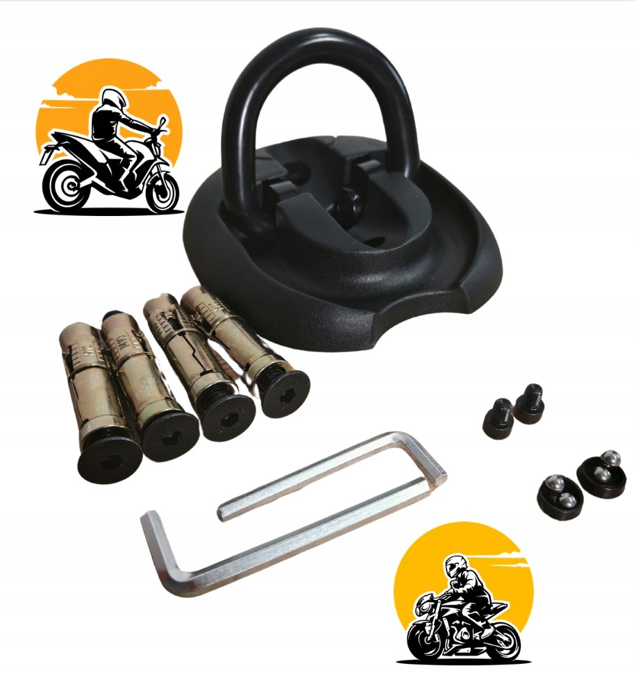 Protikrádežová kotva pro motocykl v garáži kola ucho upevnění zabezpečení