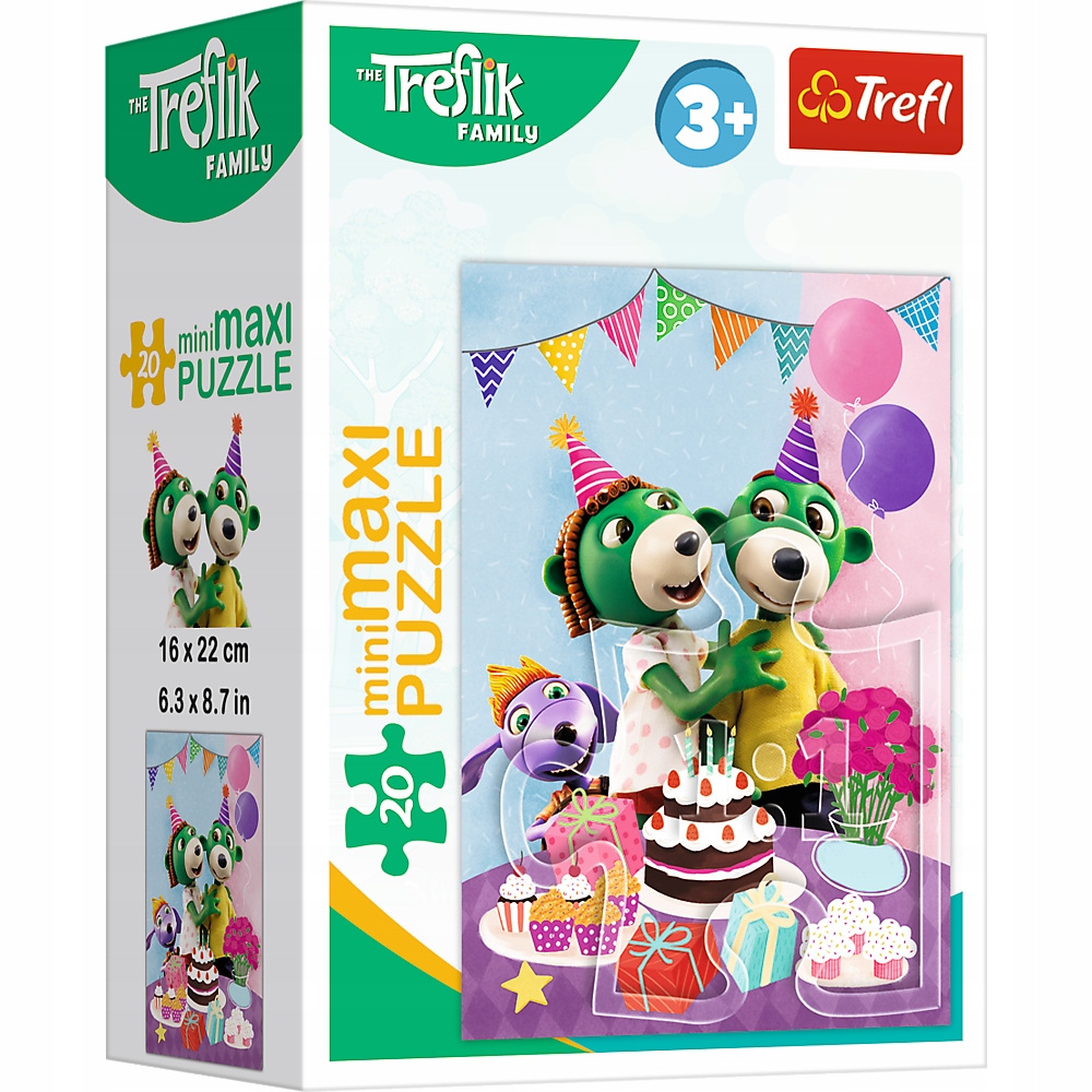 PUZZLE 20 MiniMaxi Trefliki RODZINA TREFLIKÓW Trefl 21153