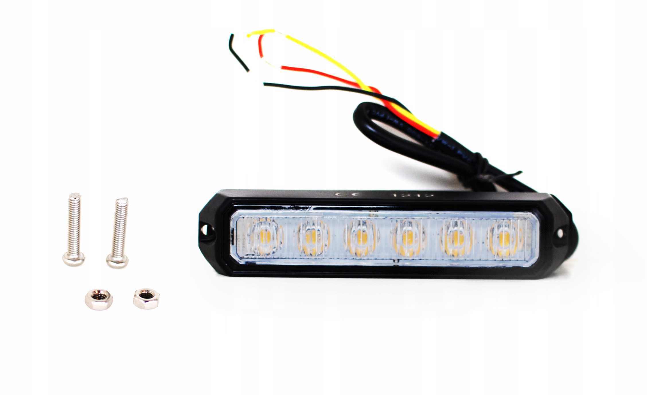 4x STROBOSKOP 6 LED LAMPA OSTRZEGAWCZA 12 24V CE Parts manufacturer Other