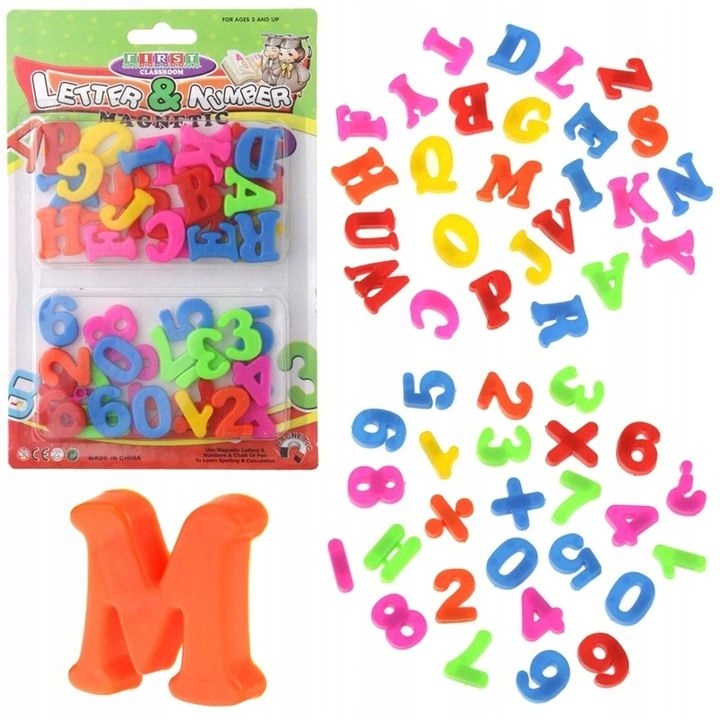 

Litery Cyfry Magnetyczne Literki Cyferki Na Magnes