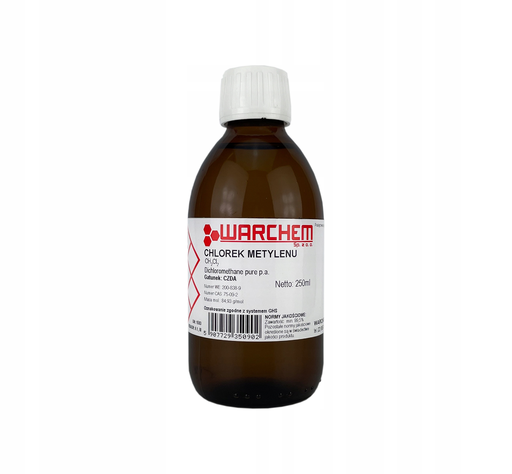 

Chlorek Metylenu (dichlorometan) Czda 250ml