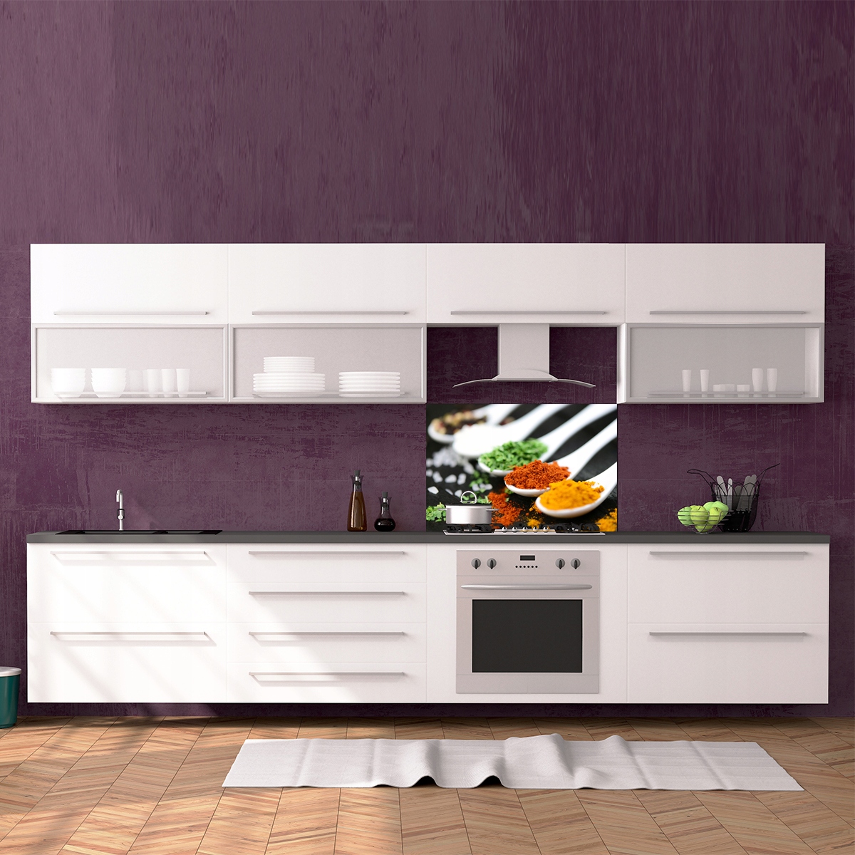 Panel Szklany Przyprawy i zioła 62343188 125x50 Marka Libret