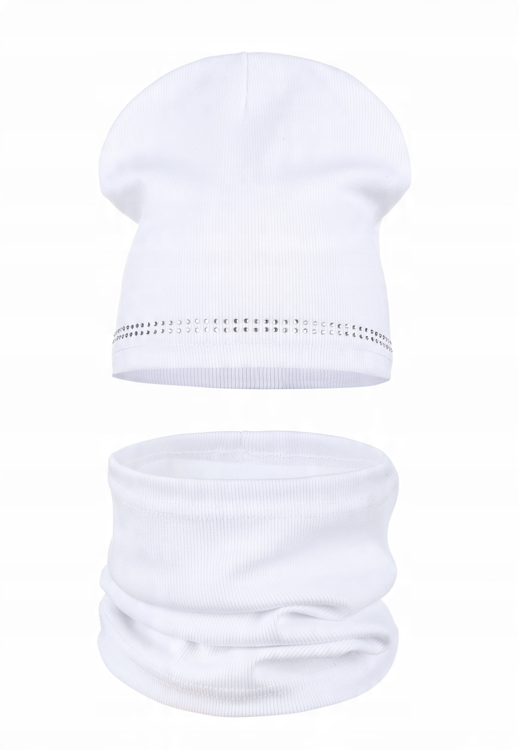 

Majka Komplet Dziewczęcy Czapka Beanie + Komin