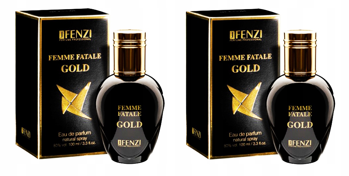 JFenzi Femme Fatale Gold 2x100 ml parfémovaná voda