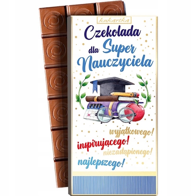 

Czekolada na Dzień Nauczyciela wychowawcy