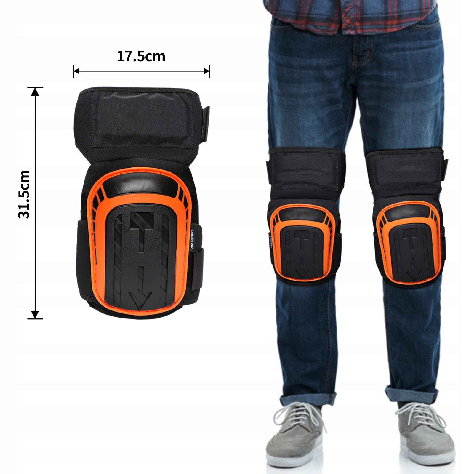 WYGODNE Nakolanniki Robocze Budowlane OCHRANIACZE KOLAN żel WZMOCNIONE 2szt Rodzaj żelowe