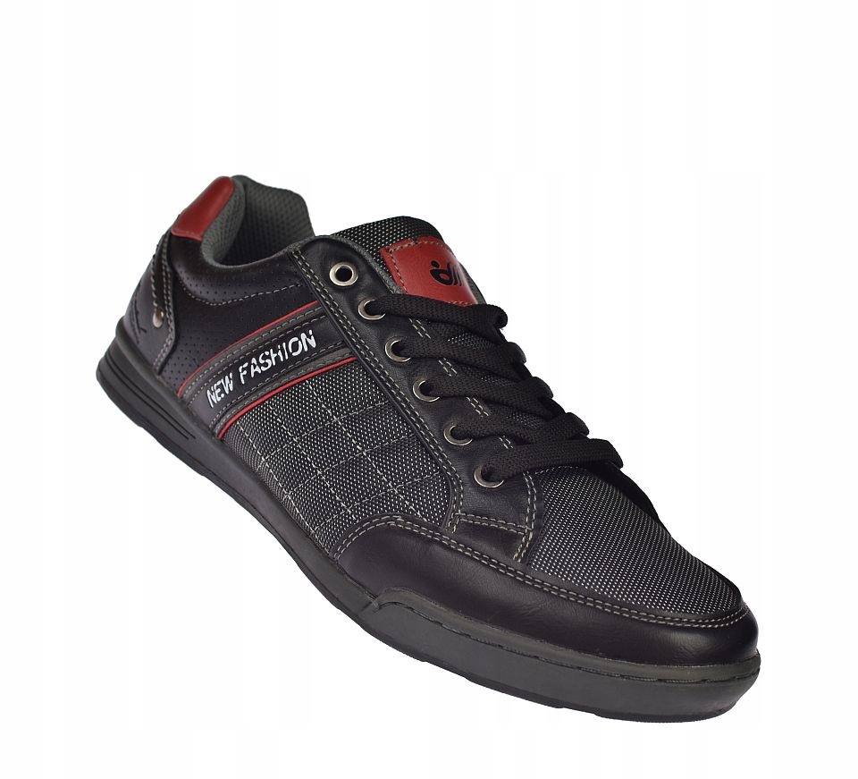 Pánské sportovní polobotky černé adidasy casual 201-3, velikost vel