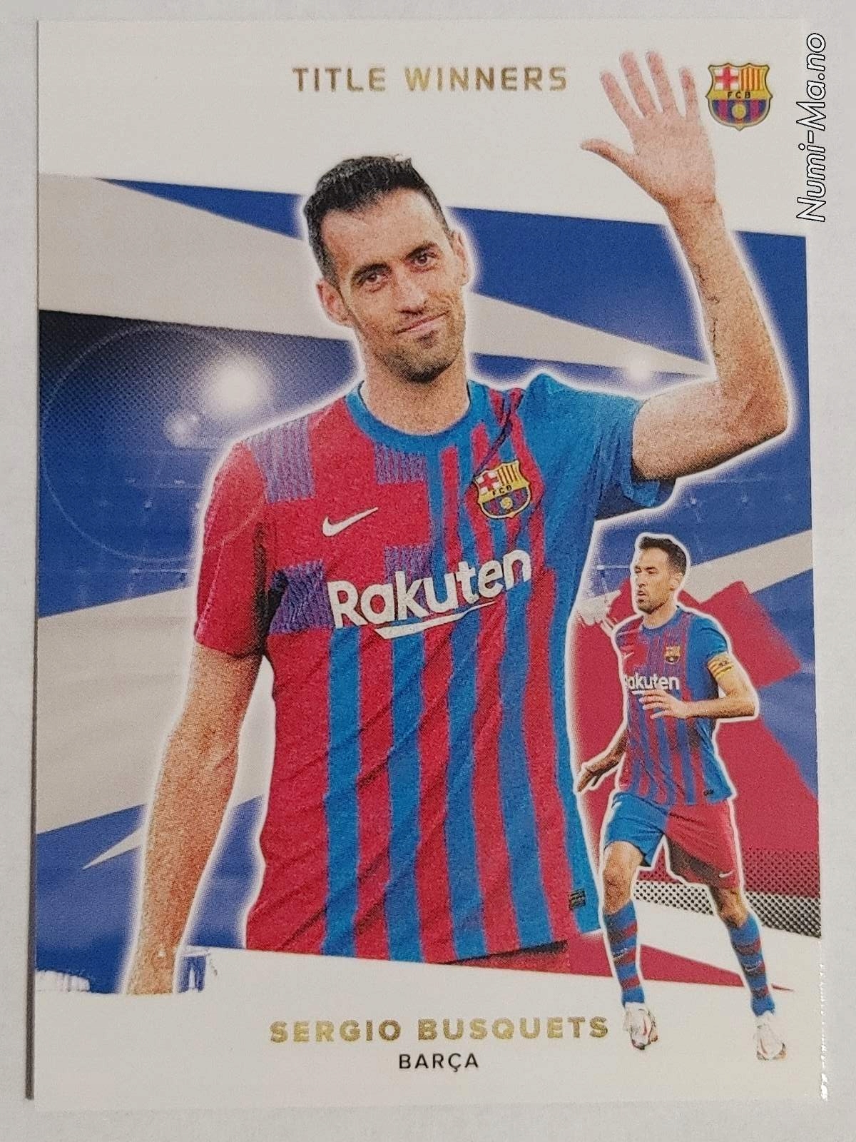 Topps Fc Barcelona Set 2021-22 N43 Sergio Busquets Fc Barcelona 5060