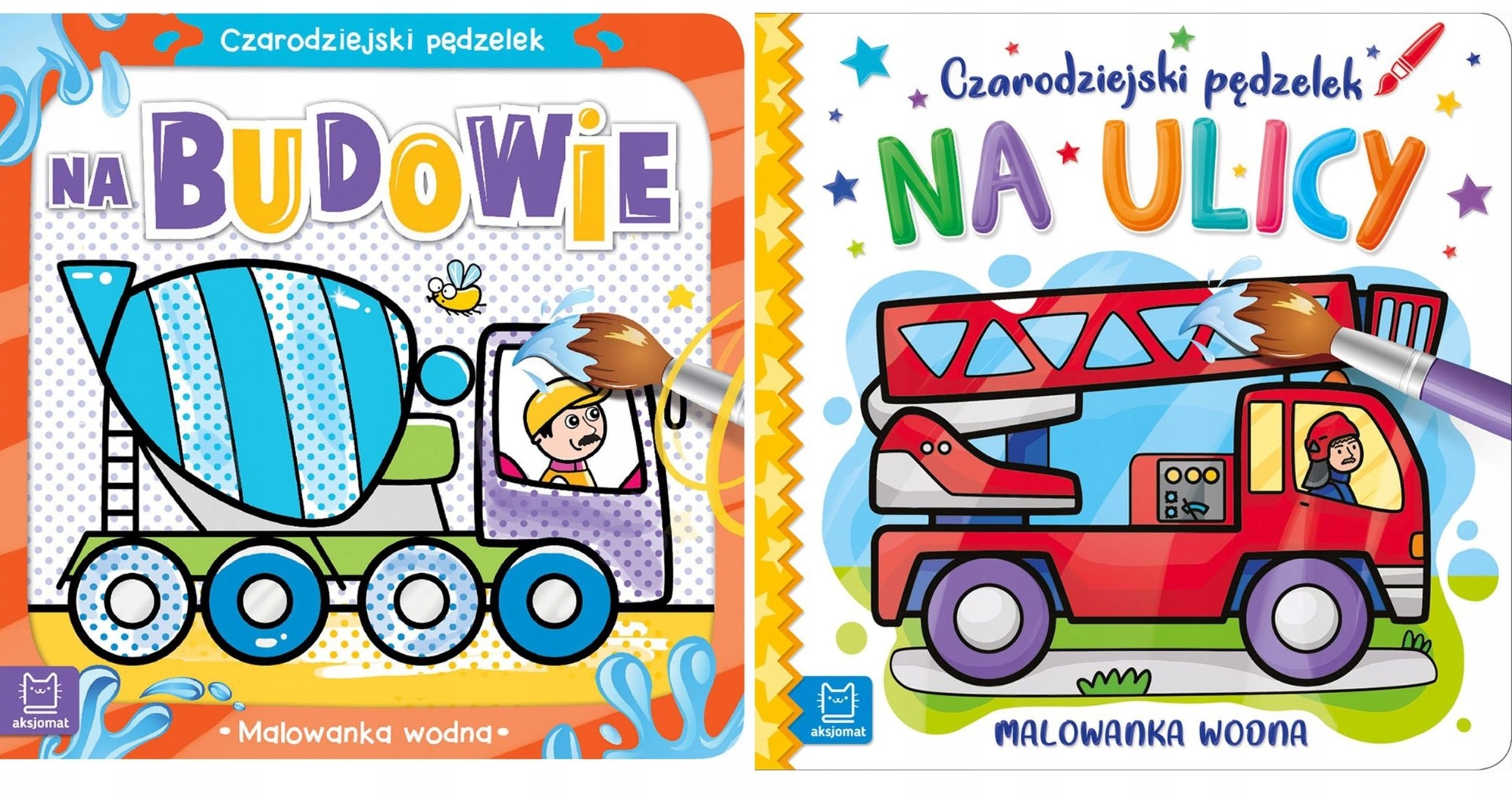 

Wodne kolorowanki pakiet 2w1 Auta i Maszyny