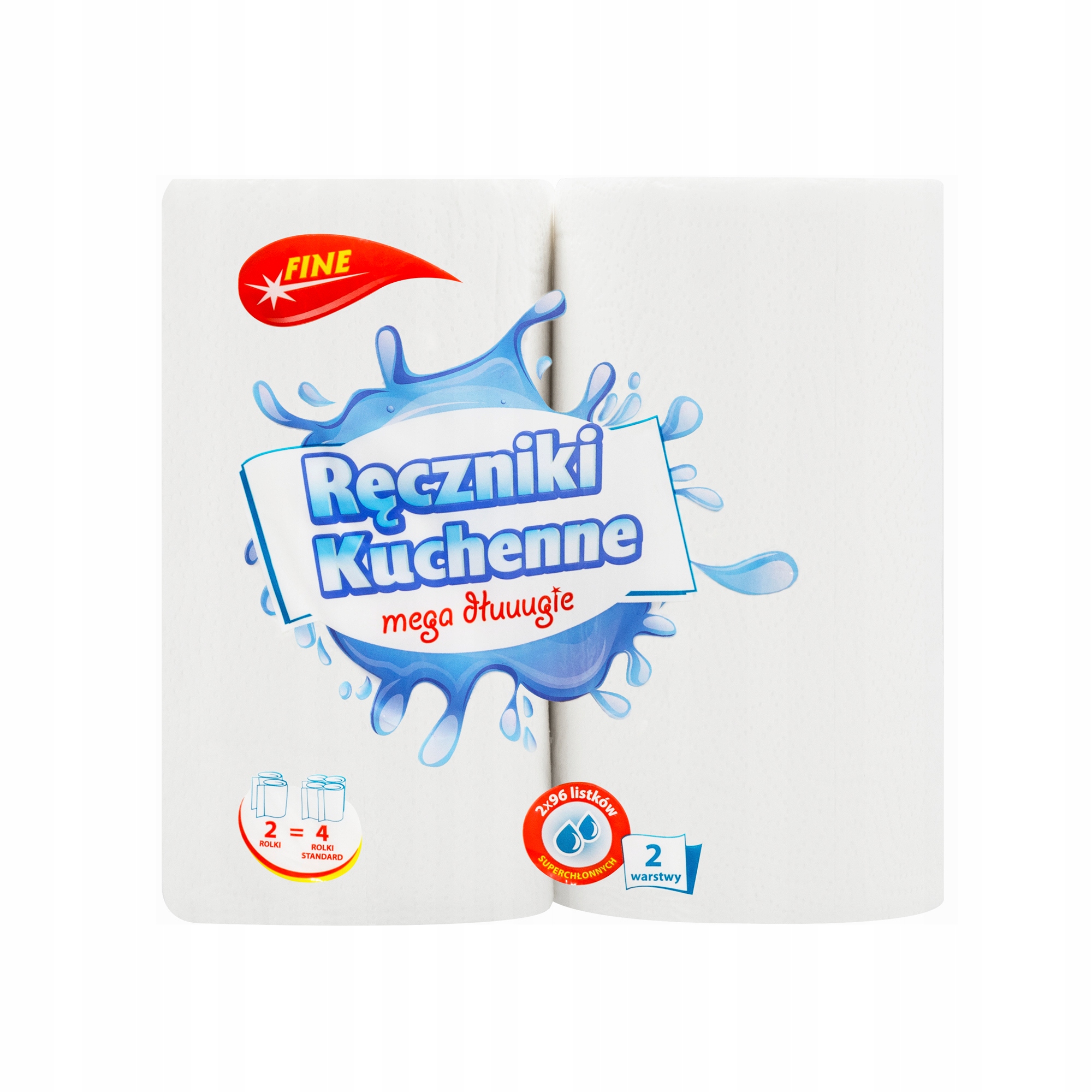 

Ręcznik Papierowy Kuchenny 2 warstwy 2 x 96 Fine