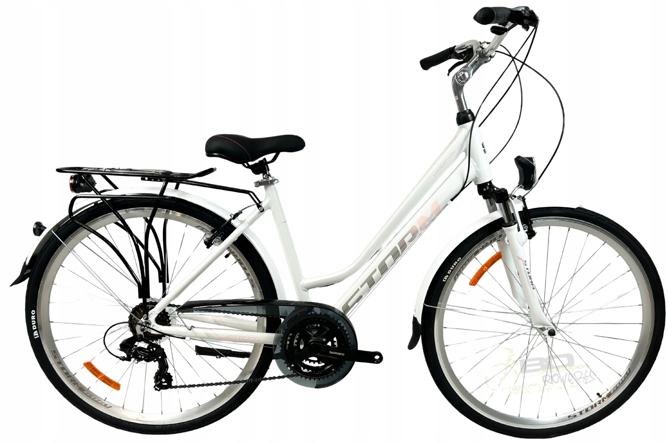 Rower Trekkingowy Storm Marathon 1.0 Lady rama 17 28 biały 2026