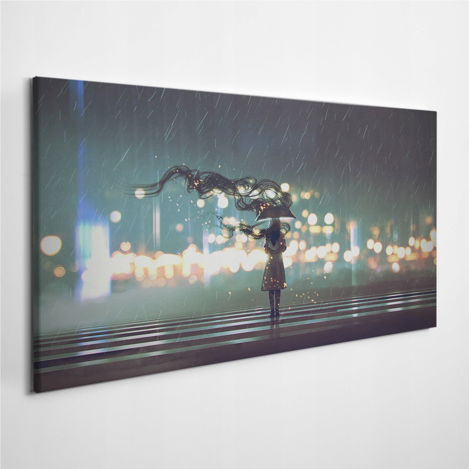 

Obraz na płótnie z zdjęciem Kobieta Parasol 120x60