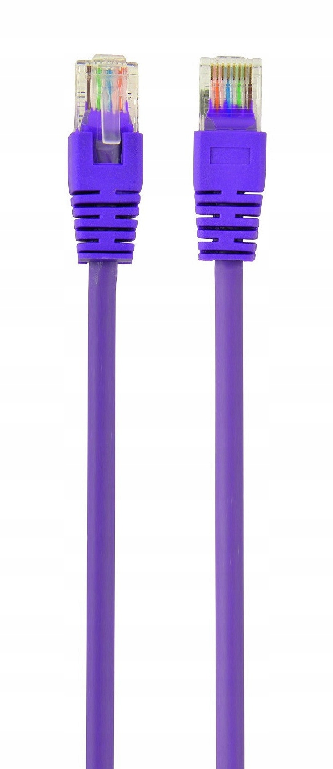 

Kabel sieciowy Lan RJ-45 Utp kat.5e fioletowy 2m