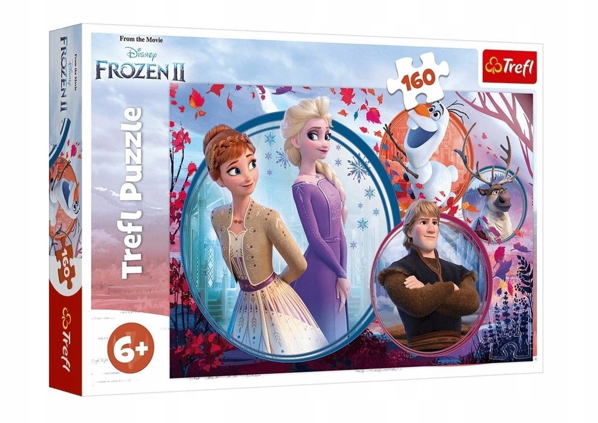 Puzzle 160 Kraina Lodu Frozen II 15374 Trefl-Zdjęcie-0