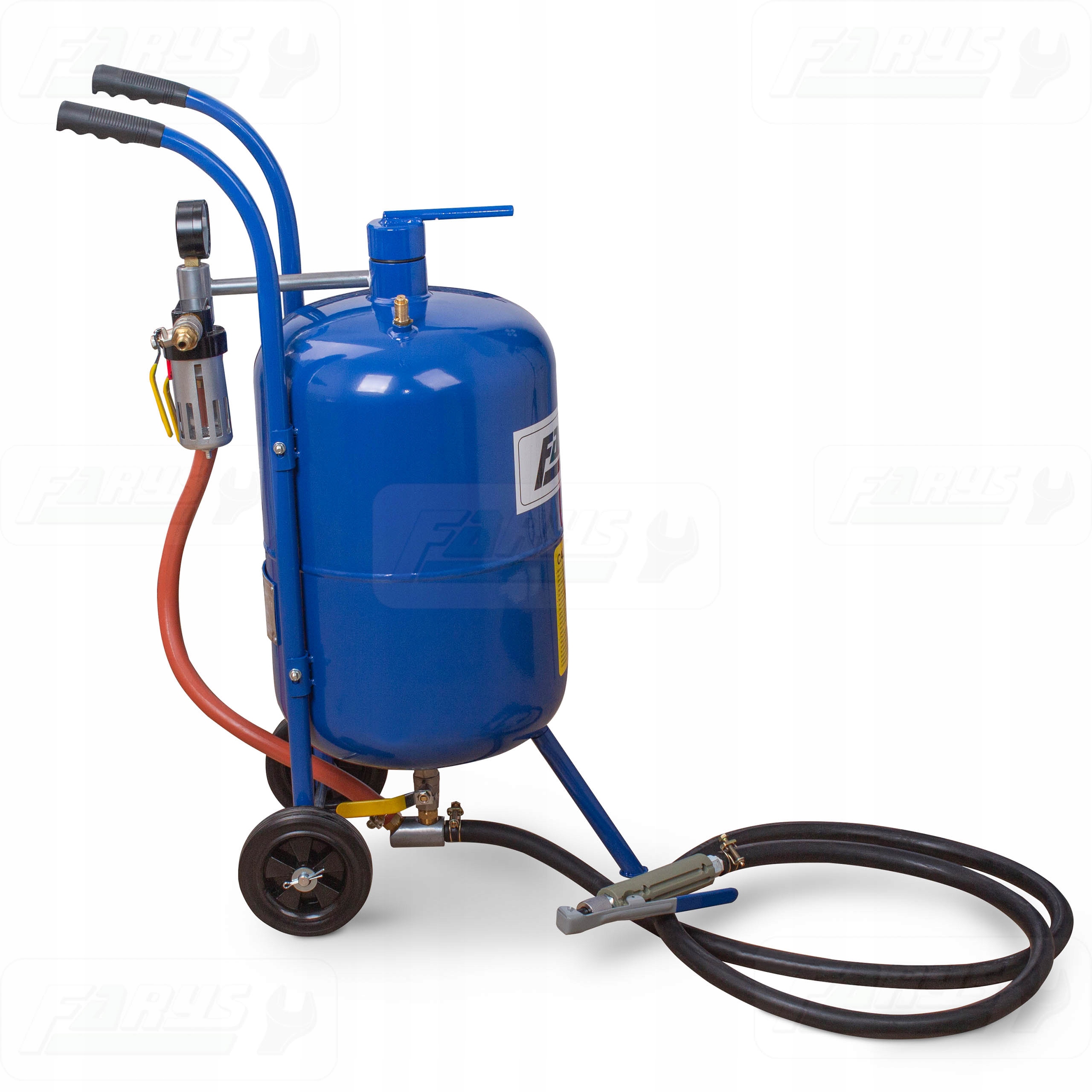 Zestaw do piaskowania: piaskarka 38l + ścierniwo piasek 25kg Marka Farys