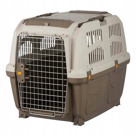 Levně Transportní přepravka Skudo 5, M, 59x65x79cm tmavě šedá/písková (max. 35kg)