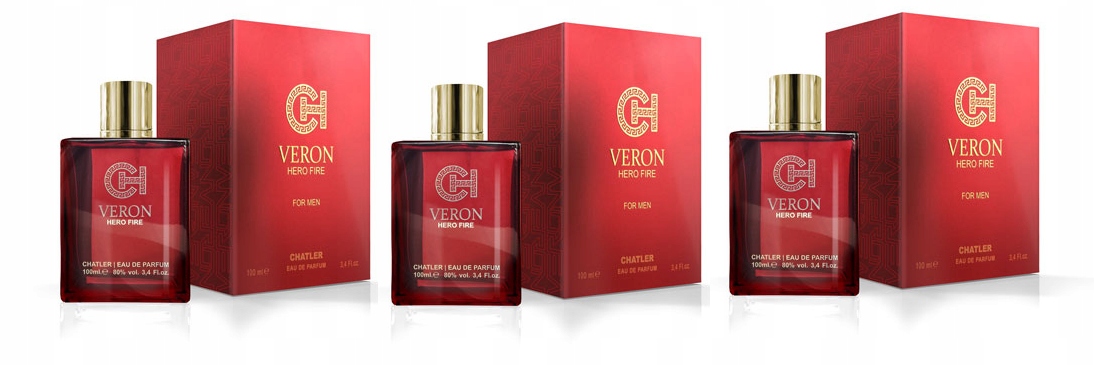 Chatler Veron Hero Fire 3x100 ml parfémovaná voda