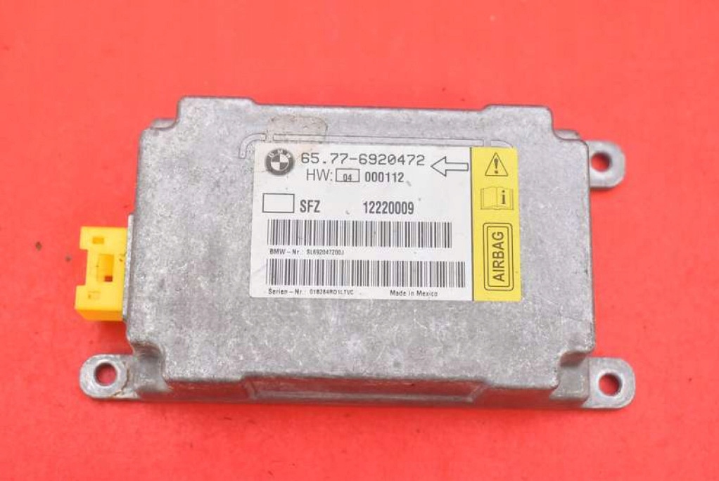 Module SENSOR Airbag Airbag 6920472 BMW E65 01-05