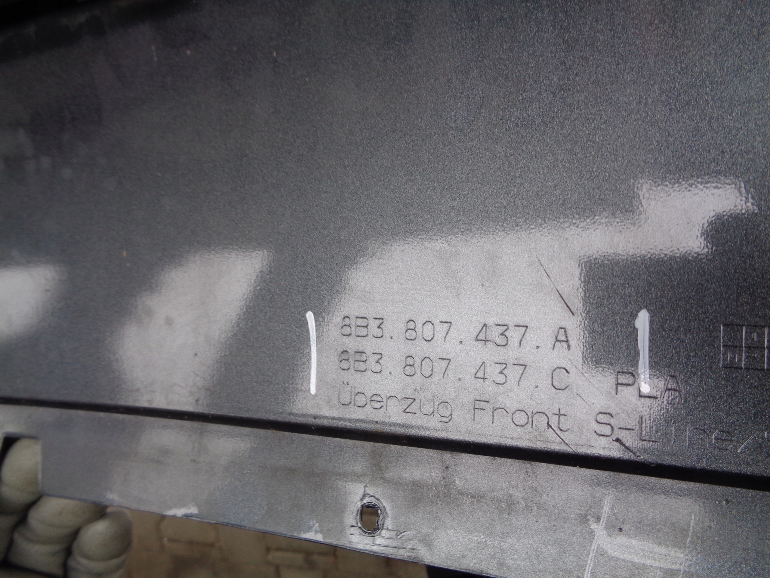 front bumper AUDI A5 B10 8B3 24- S-LINE NR 49975
