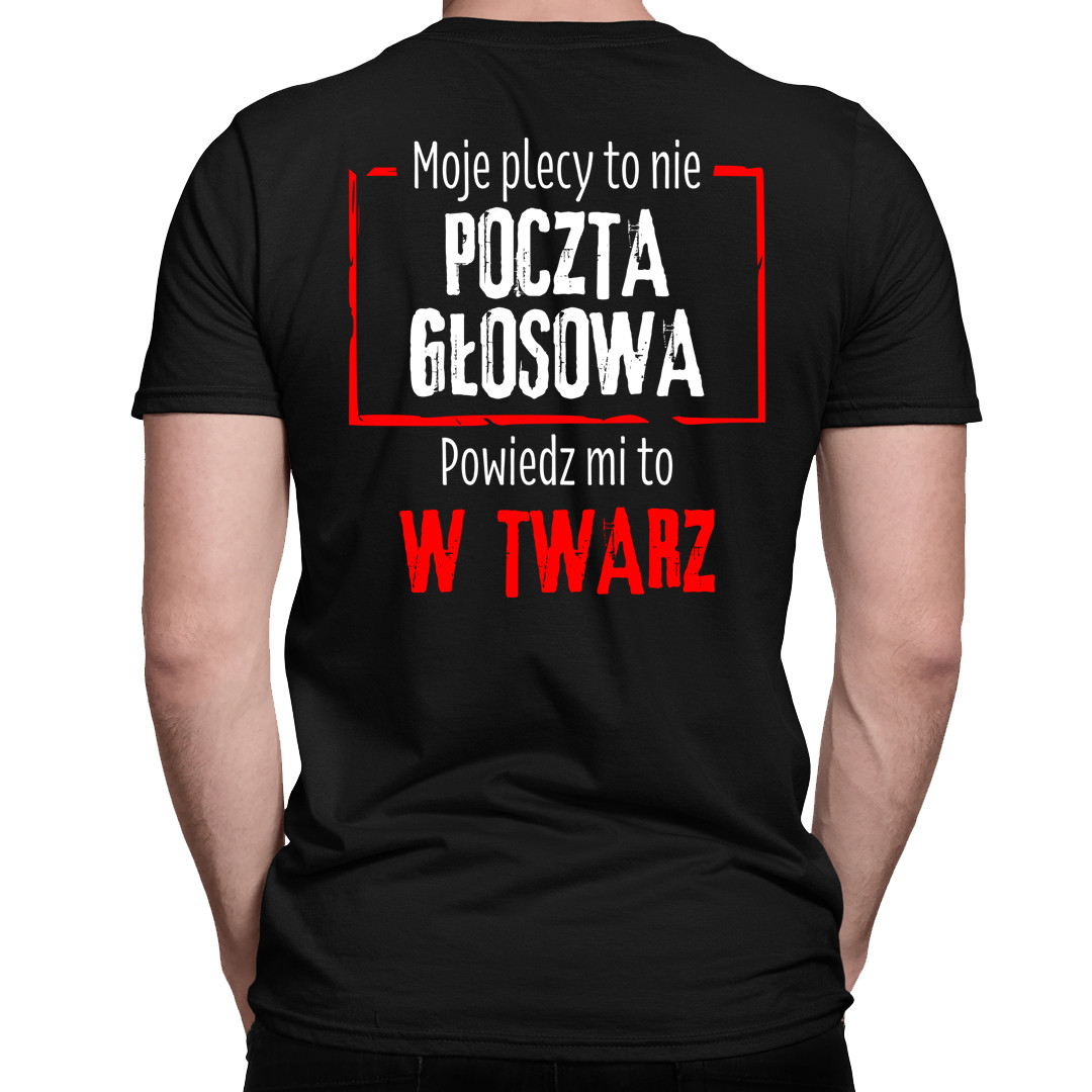 

Koszulka z zabawnym nadrukiem dla faceta