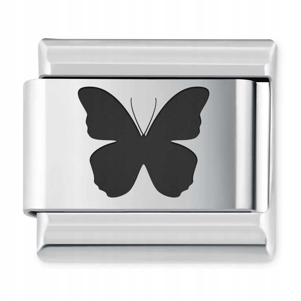 

Italian Charms Symbole Zwierzęta Motyl Grawer