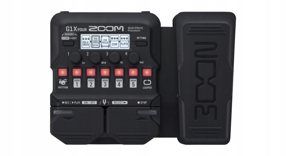 ZOOM G1X FOUR MULTIEFEKT GITAROWY, EFEKT DO GITARY