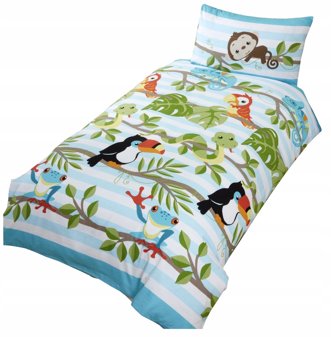 

Dżungla Żyrafa Safarii Małpka Pościel 140x200