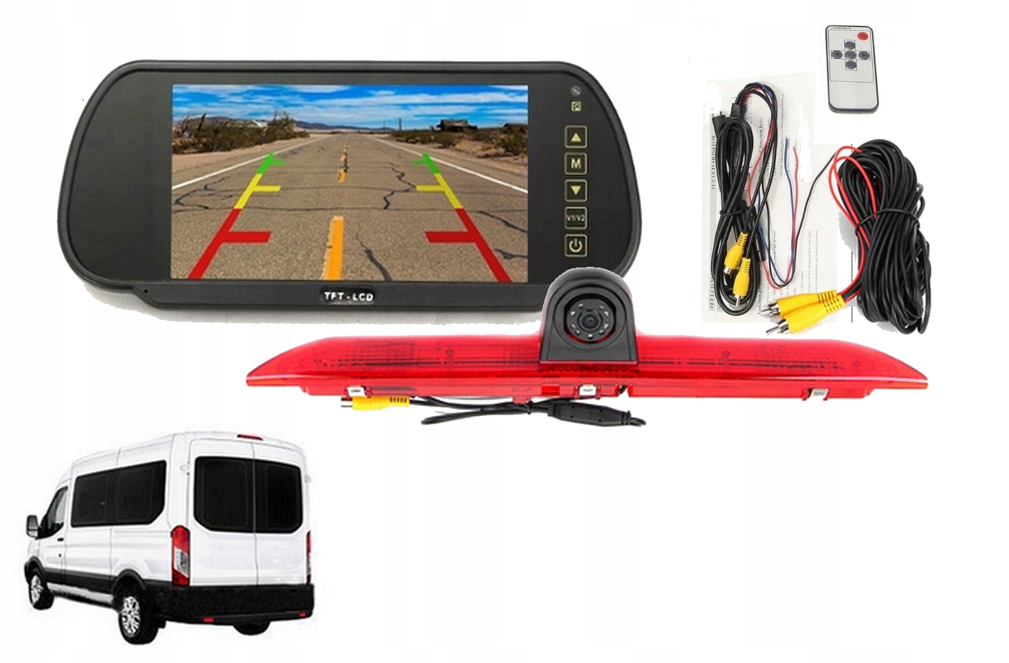 КАМЕРА ЗАДНЬОГО ВИДУ + МОНІТОР 7 